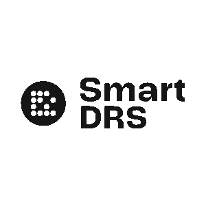 Black **Smart DRS** logo.
