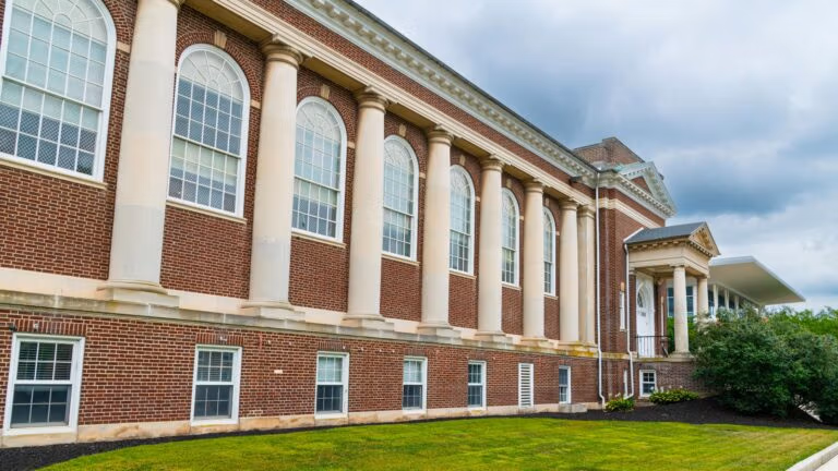 Building at the university campus