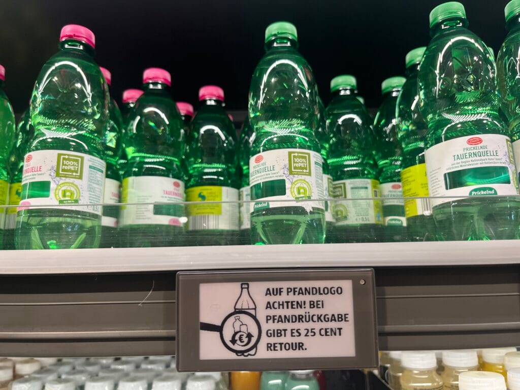 DRS Austria EWP PET bottles 