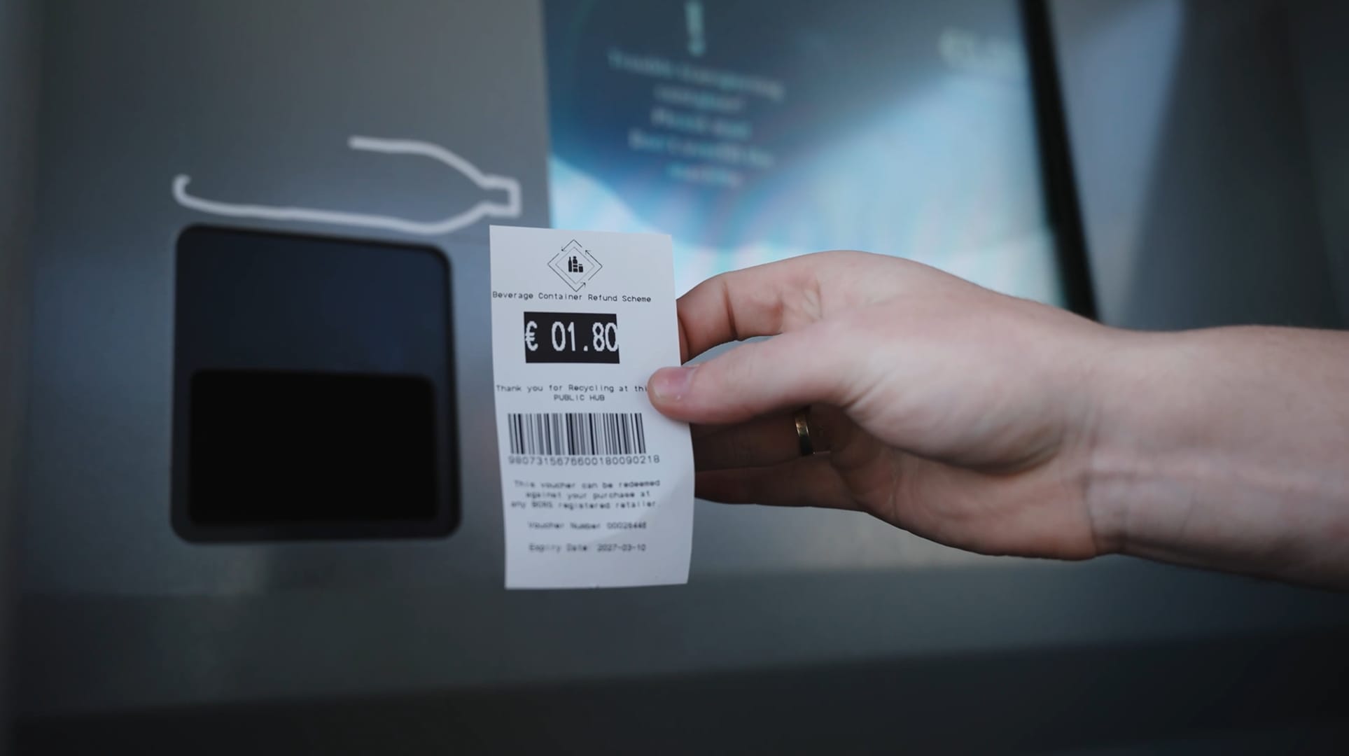 DRS Malta deposit voucher